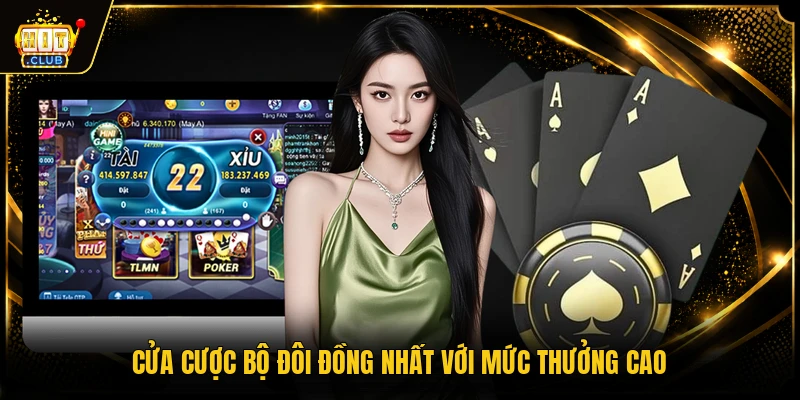 Xí ngầu online 2 Cửa cược bộ đôi đồng nhất với mức thưởng cao